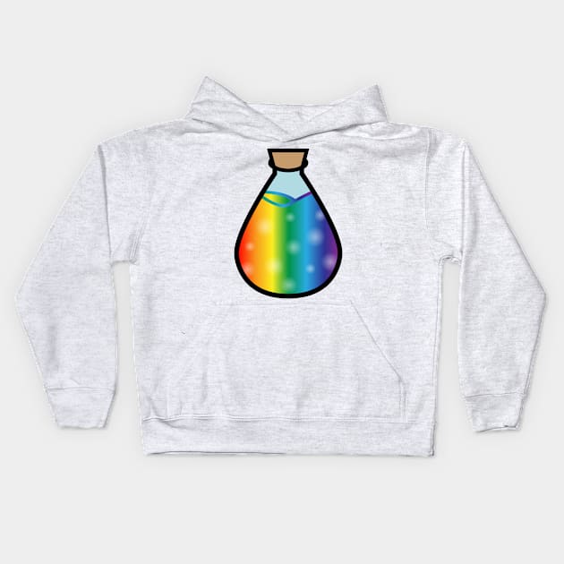 DIY Single Rainbow Potion or Poison for Tabletop Board Games (Style 2) Kids Hoodie by GorsskyVlogs